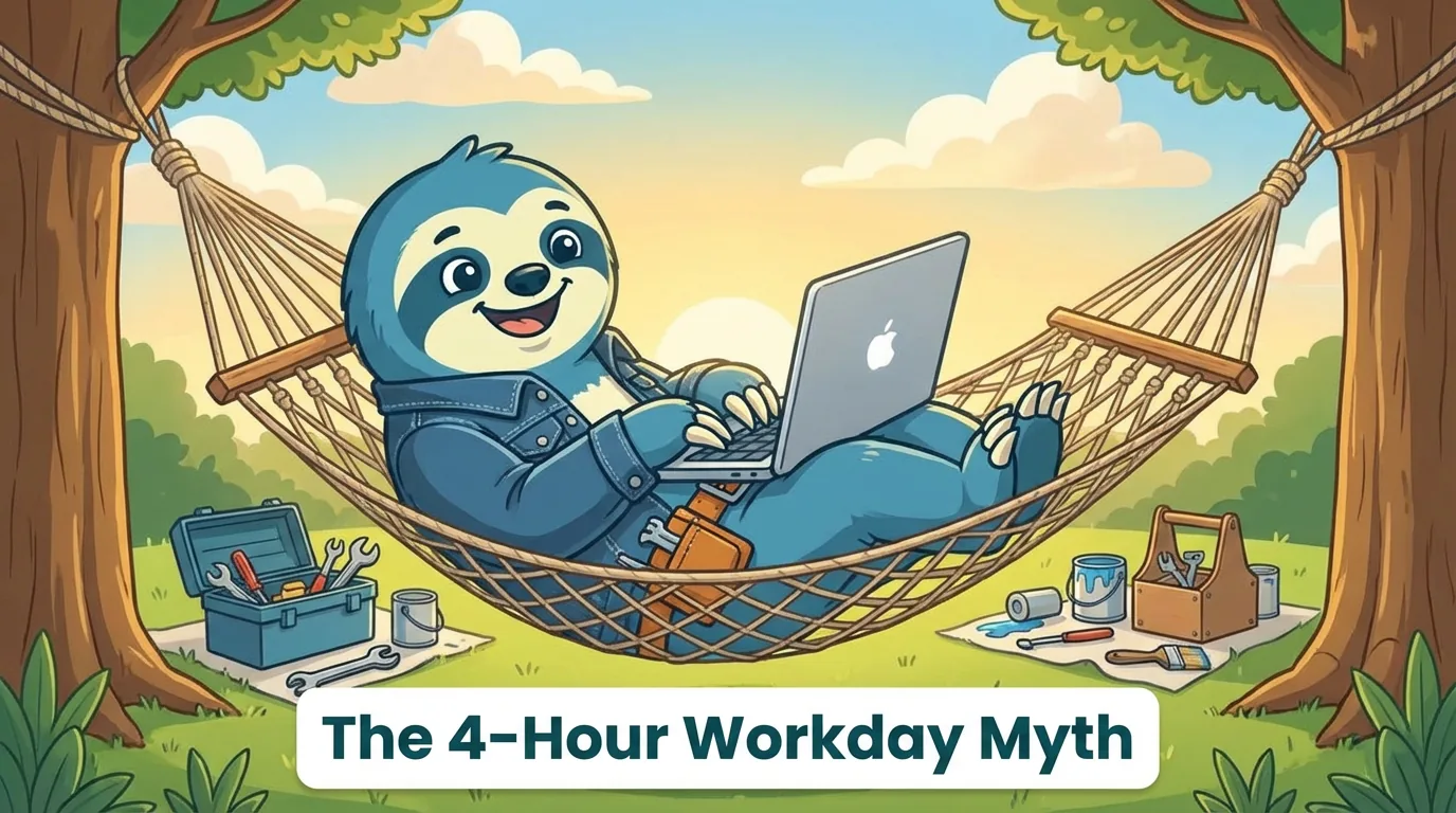 The 4-Hour Workday Myth for Service Business Owners