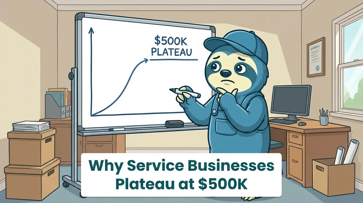 Why Service Businesses Plateau at $500K (And How to Break Through)