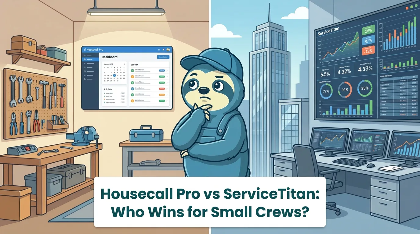 Housecall Pro vs ServiceTitan: Who Wins for Small Crews?