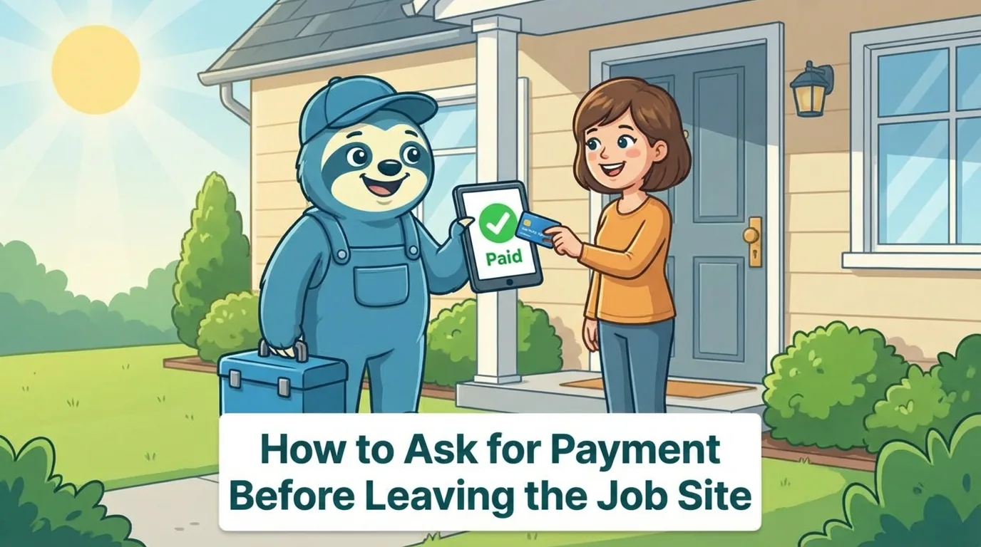 How to Ask for Payment Before Leaving the Job Site