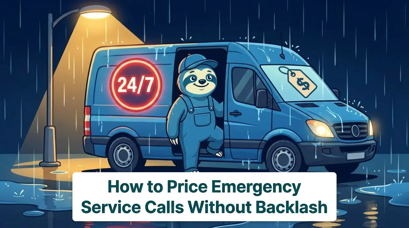 How to Price Emergency Service Calls Without Backlash