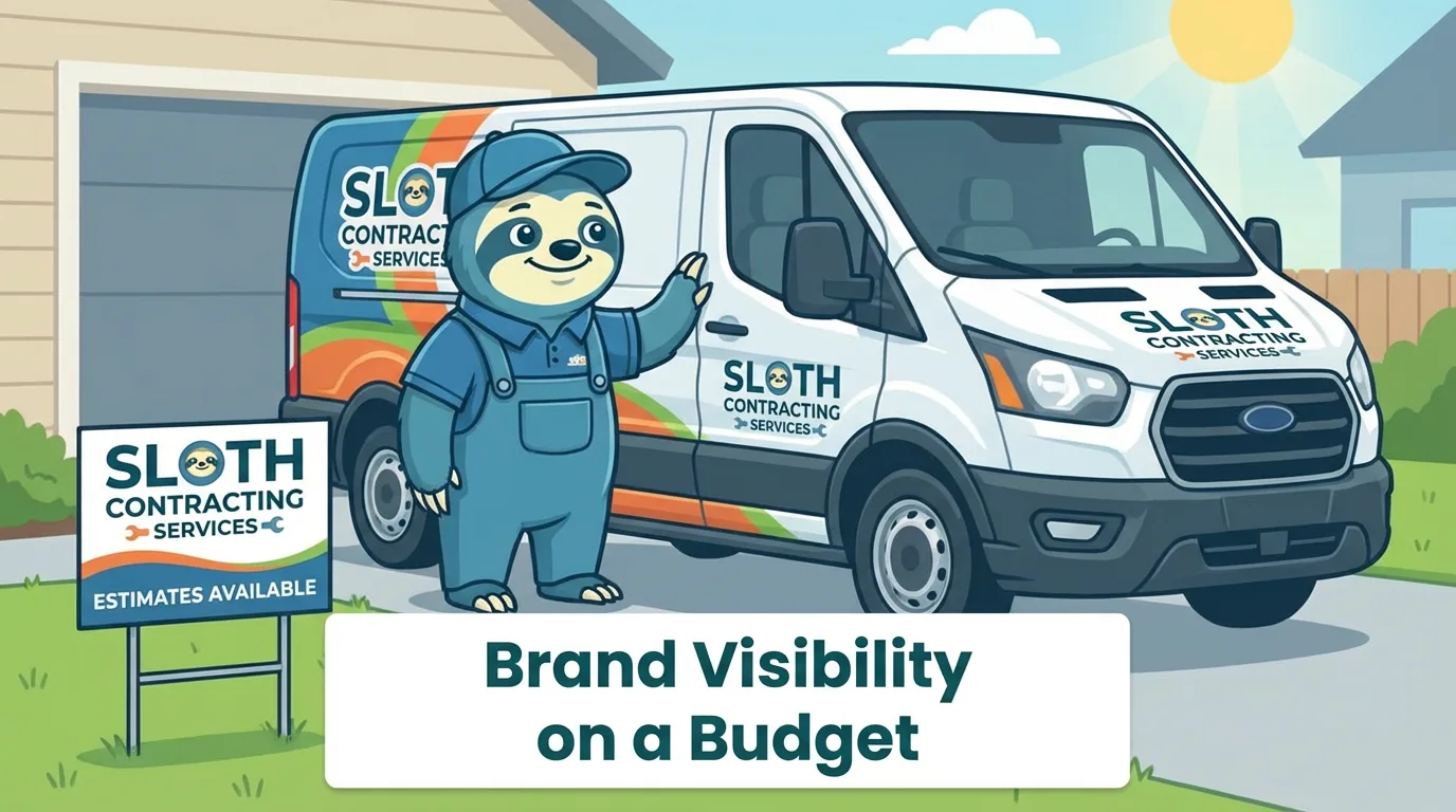 Truck Wraps and Yard Signs: Cheap Brand Visibility