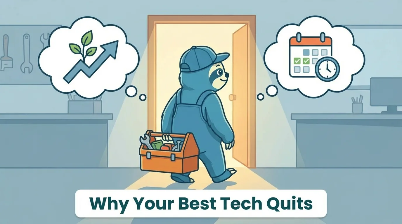 Why Your Best Tech Quits in Year 2