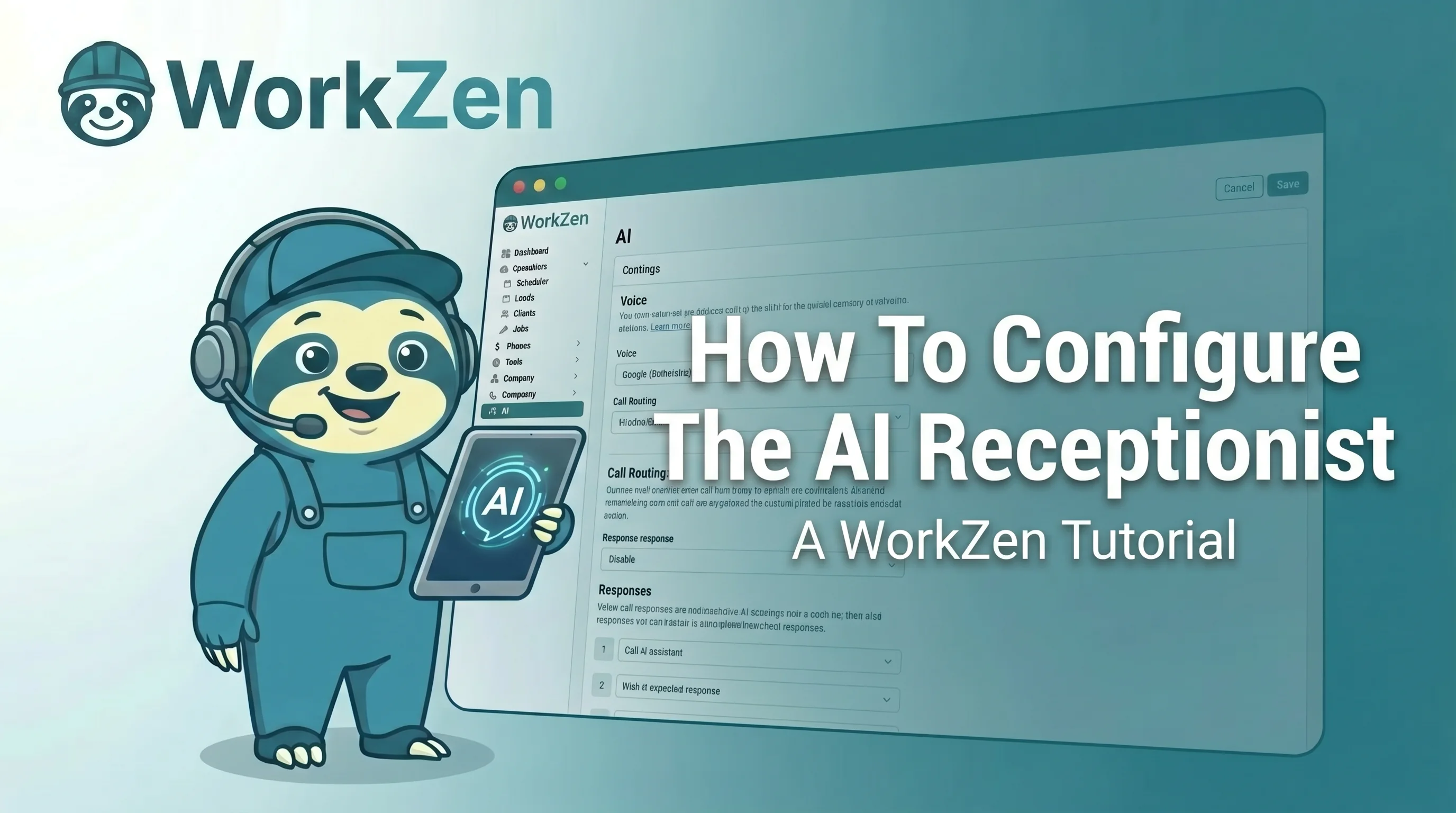 How To Configure The AI Receptionist in WorkZen